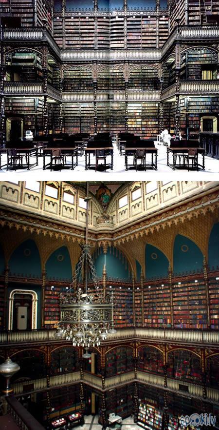 Real Gabinete Portugues De... Autors: whateverusay 20 pasaulē skaistākās bibliotēkas