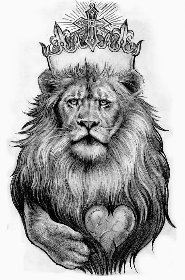 Lauva  Simbolizē uzvaru... Autors: Sadwolf Dzīvnieku tetovējumu nozīme.
