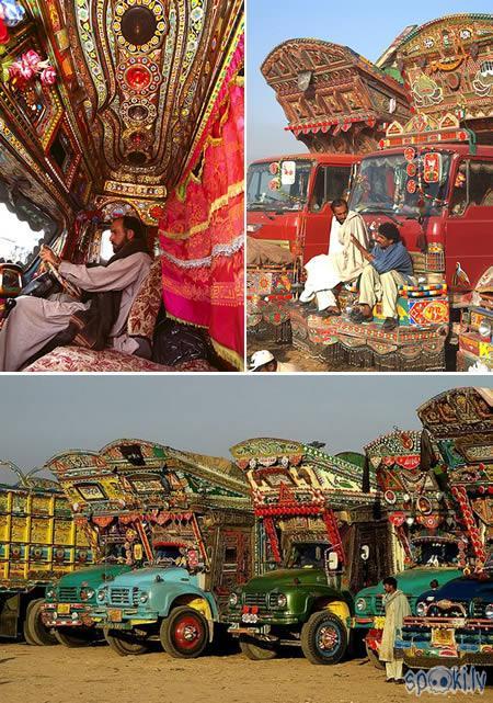 Decorative Pakistani Trucks Autors: whateverusay 10 apbrīnojamākās mašīnas uz zemes