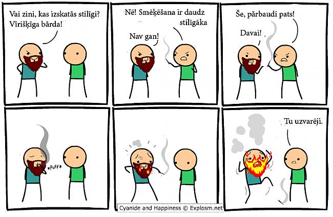  Autors: zaļš un nestabils tulkoti cyanide&happiness