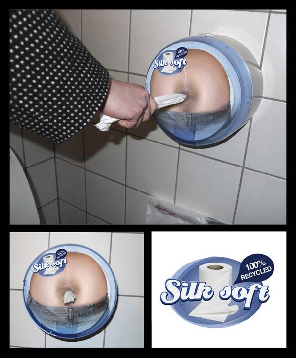 Silk Soft  Toilet Tissue... Autors: battery Kreatīvas reklāmas - 3. daļa.