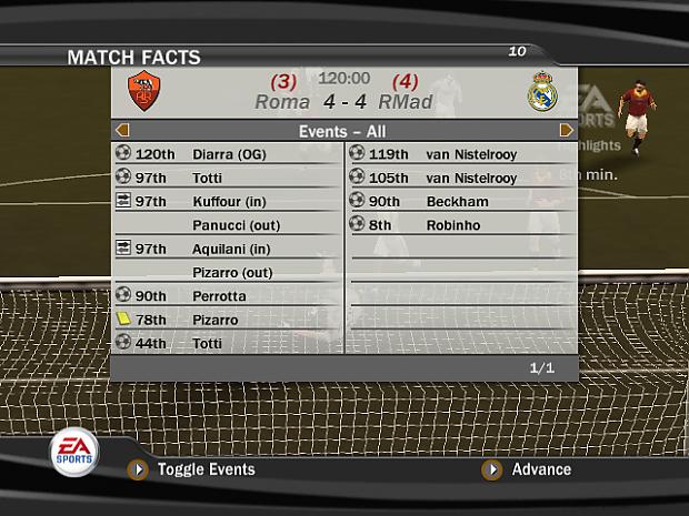 10kārta Autors: Kasis007 FIFA 2007. 1.Aplis ir beidzies :)