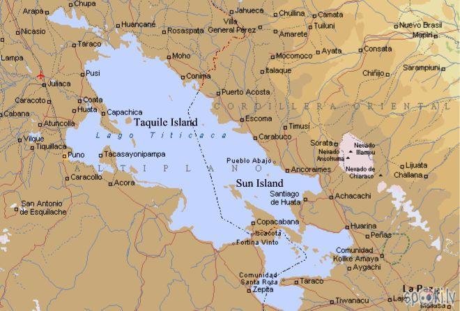 Titikakas ezers kartē Autors: Lieutenant Drebin Dienvidamerikas rietumu "pērles"