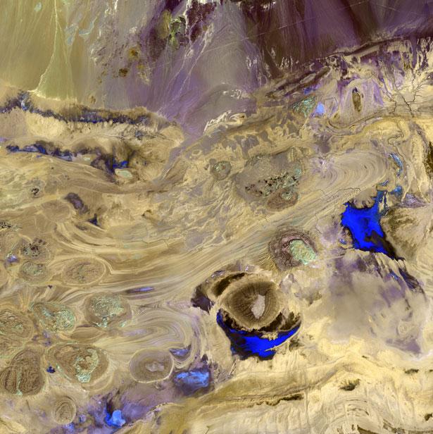 Great Salt Desert  Like swirls... Autors: Samaara Zeme no satelīta.