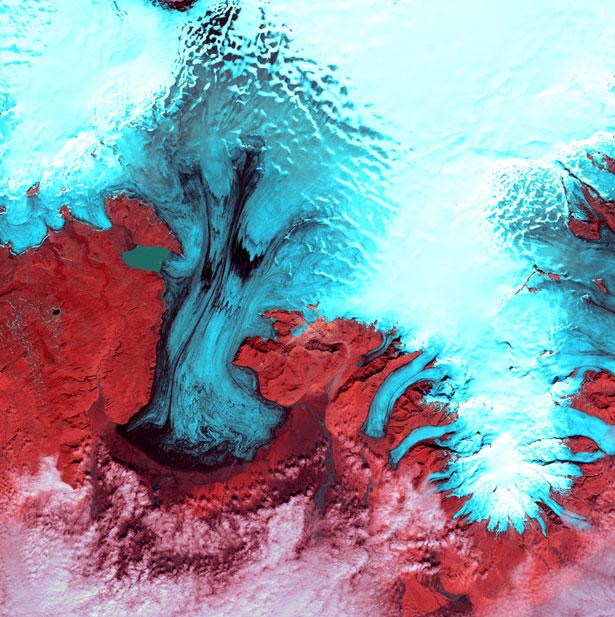 Vatnajkull Glacier Ice Cap Autors: Samaara Zeme no satelīta.
