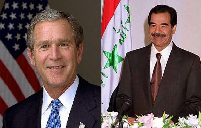 Džordžam Bušam un Sadamam... Autors: Etinaid Fakti par slavenībām