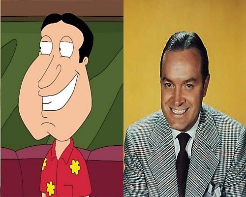 Bob Hope Glen Quagmire Autors: janka11 Cilvēki kuri līdzinās mulfilmu tēliem