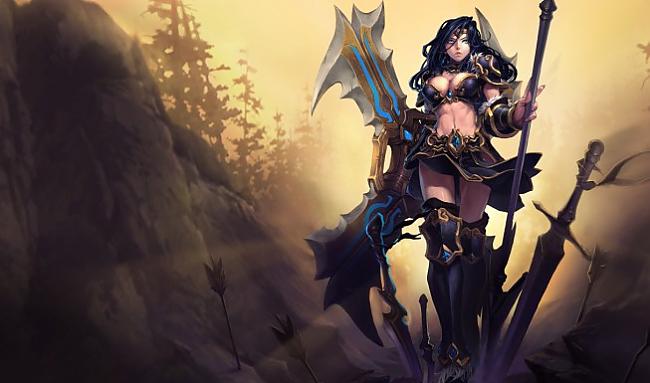 Sivir Autors: Torquemada League of Legends chinese art