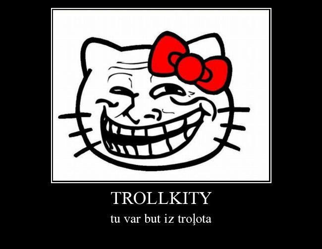 Мем хеллоу. Мемы с Хеллоу Китти. Кошачий Тролль. Hello Kitty Trollface.