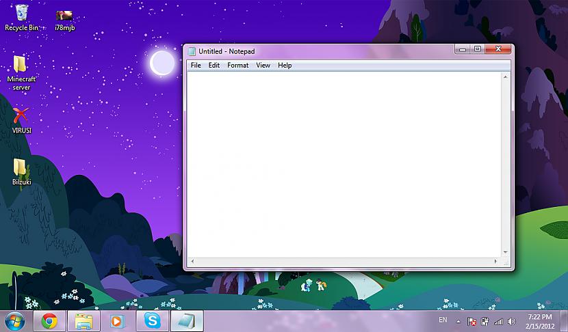 Atveram notepad Autors: Fosilija Kā izveidot vīrusu, kas lēnām sačakarēs jūsu kompi.