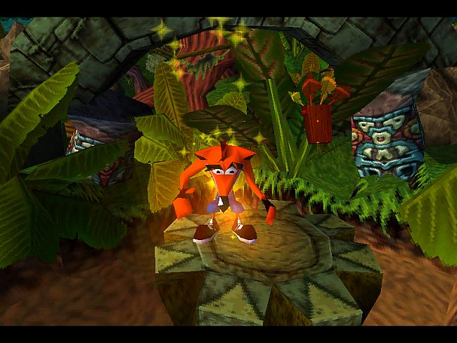 Kad līmenis iziets tad jāielec... Autors: Kobis Spēlējot nostaļģiju :) [Crash Bandicoot]