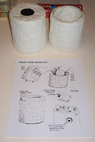 Tualetes papīra kauss Autors: Pankeris Cietumnieku izgudrojumi.