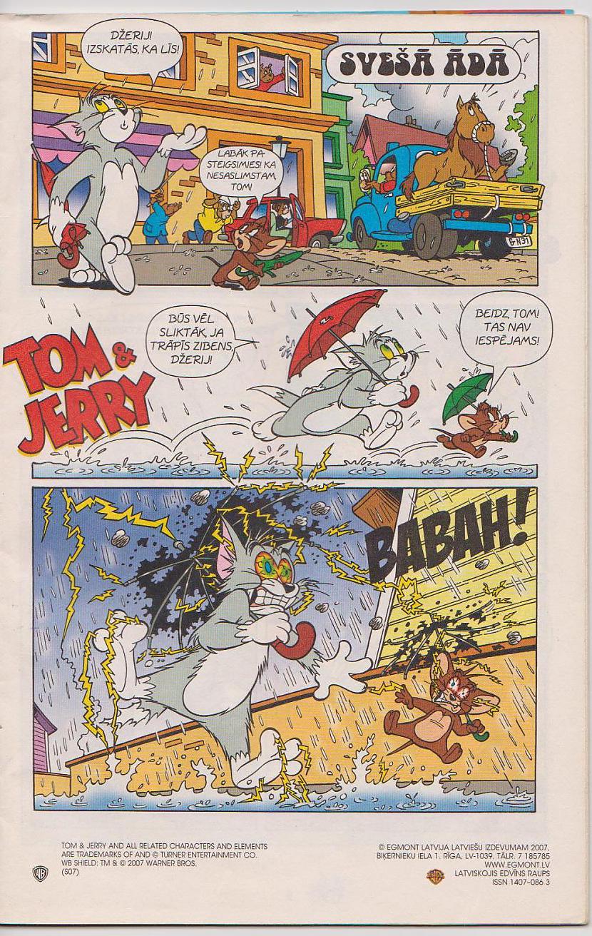  Autors: Laiker Tom & Jerry komiks