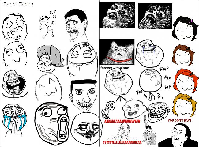 Rage faces Autors: MarksAusts Mans Pirmais  pashtaissiitais komikss