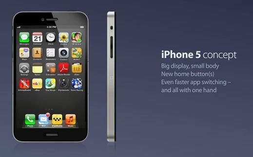 2 iPhone 5 koncepts ar lielāku... Autors: Fosilija iPhone 5 koncepti.