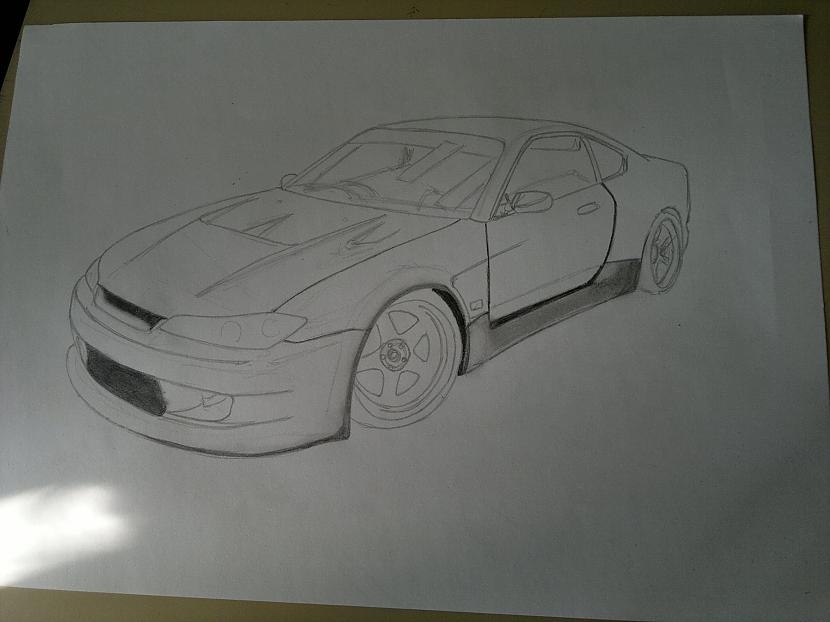 Tiklīdz ir pabeigta viena... Autors: Rozā Vienradzis Mans Nissan zīmējums