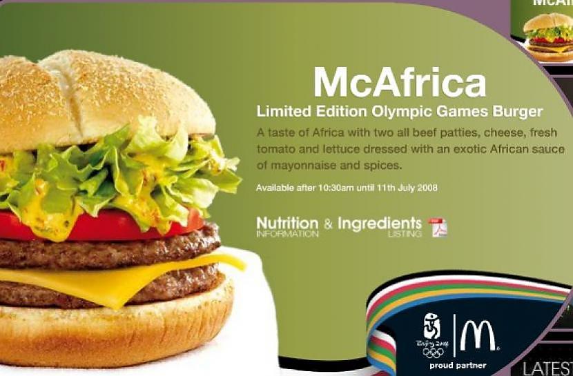 nbspMcAfricaKas ir sliktākais... Autors: Advocate 5 neveiksmīgi McDonalds produkti
