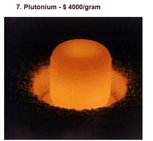 Plutonijs ir ķīmiskais... Autors: pofig Pasaulē dārgākie materiāli!?