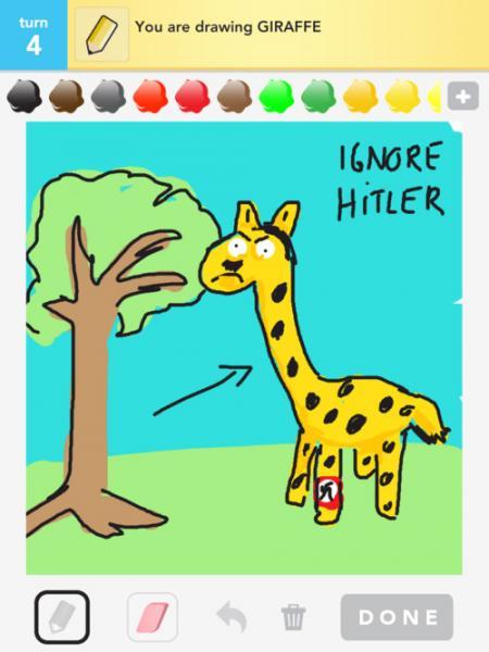 Minamais vārds  Giraffe Autors: BetaFlasher Ignorē Hitleru (Draw Something aplikācija)