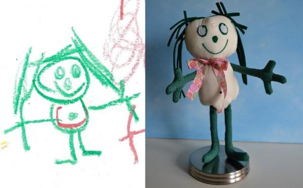 Autors: KingOfTheSpokiLand Ja bērnu zīmējumi materializētos rotaļlietās