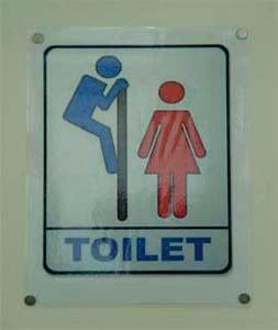  Autors: La Cosa Dīvainās tualetes zīmes...