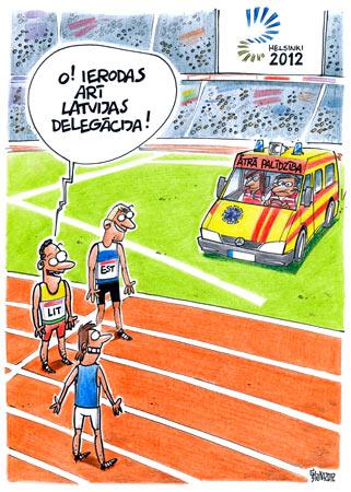  Autors: BezzeeCepums Karikatūras par sportu