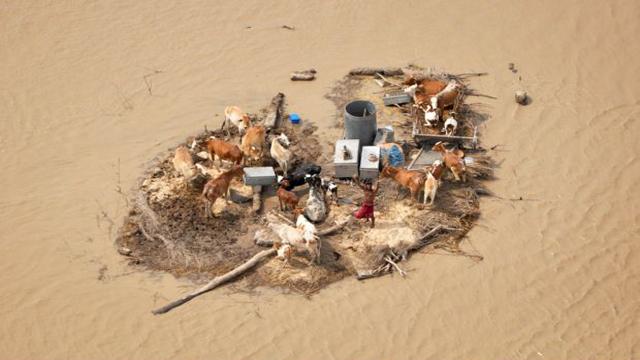 Pakistānas plūdu laikā 2010... Autors: Mūsdienu domātājs Neaizmirstamākās fotogrāfijas no katastrofām! TOP25