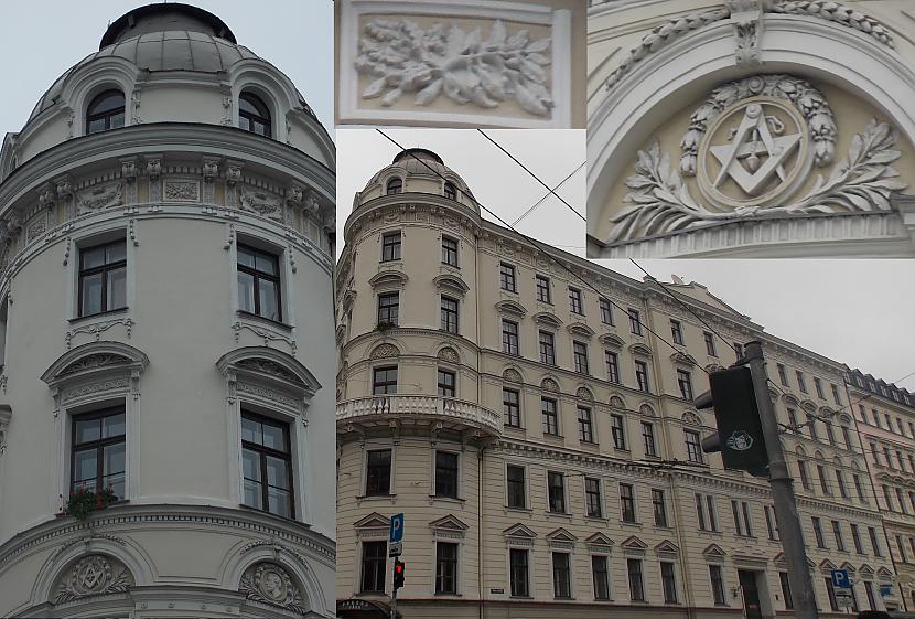 nbspBrīvmūrniecībai visā... Autors: Cuukis Brīvmūrnieku ēkas Rīgā!