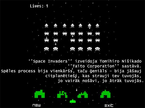  Autors: TRAYRON Videospēļu vēsture. Space Invaders.