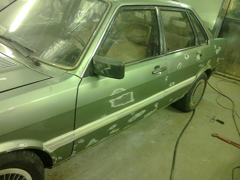 Noslīpētāscaron vietas... Autors: buls1995 audi 90 projekts 2 dala