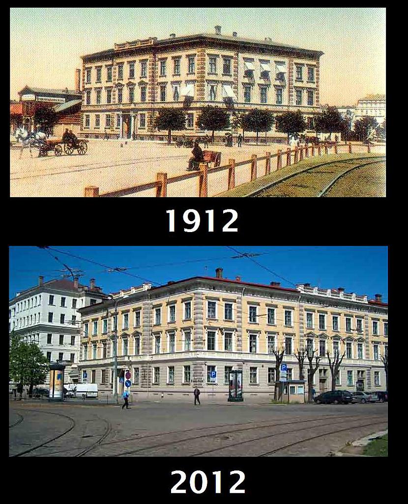 Pilsētas policijas pārvaldes... Autors: Se0ne Rīgas objekti 1912. vs 2012. gads