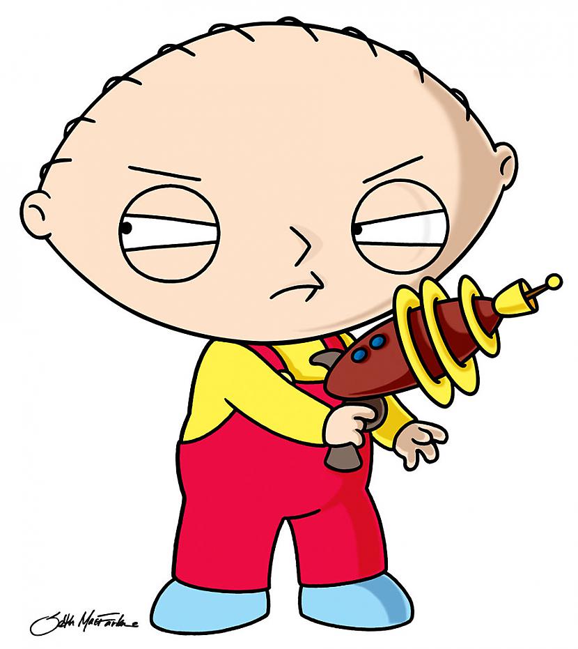 Stīvijs tā arī nekad nav... Autors: BuzzZubbPukey Fakti par Family guy (mana trakā ģimene)