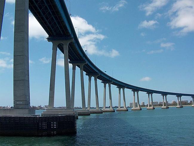 San Diego  Coronado Bridge ASV Autors: Chubijs Populārākie tilti pasaulē.