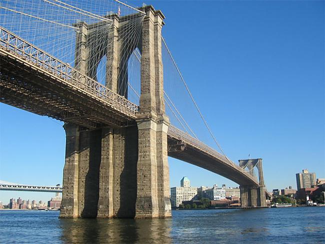 Brooklyn Bridge ASV Vecākais... Autors: Chubijs Populārākie tilti pasaulē.