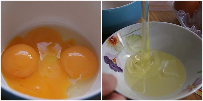 atdalām olas dzeltenumus no... Autors: fashiionable Biezpiena torte "Enģeļa asaras"