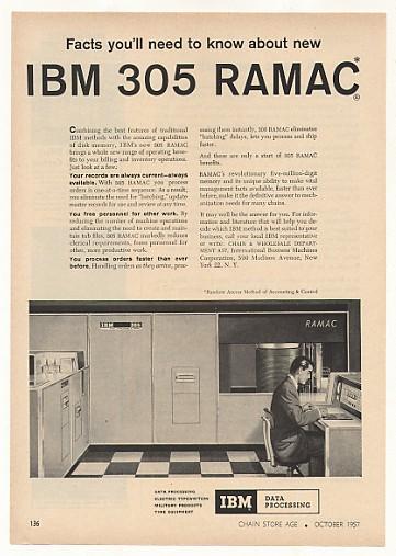 1956gadā RAMAC maksāja 168 000... Autors: Werkis2 Cieto Disku - HDD vēsture  1953 - 1986. (1.daļa).