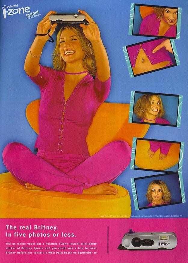 Britney Spears for Polaroid Autors: luvazhels Slavenības Un Senas Reklāmas