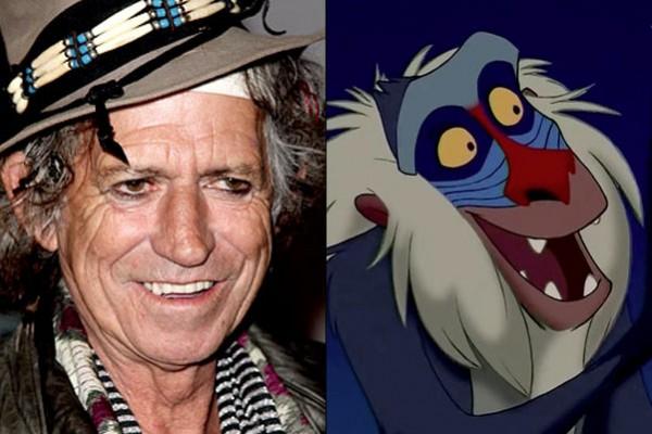 Keith Richards un Rafiki from... Autors: druvalds Multfilmu tēli kas līdzīgi mūziķiem