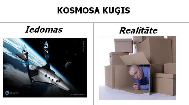 Tādus spaceshipus iedomājas... Autors: Richishh Iedomas VS Realitāte! +++