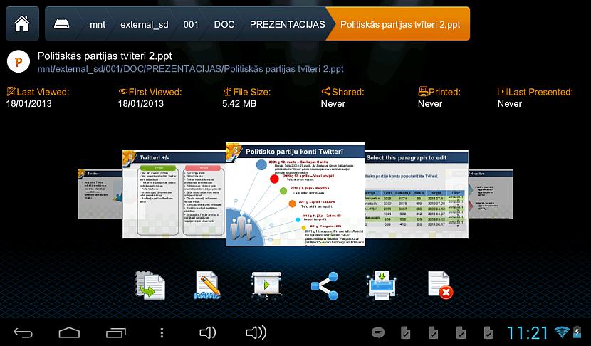 Smart Office 2 PowerPoint... Autors: Werkis2 Android Biroja programmas