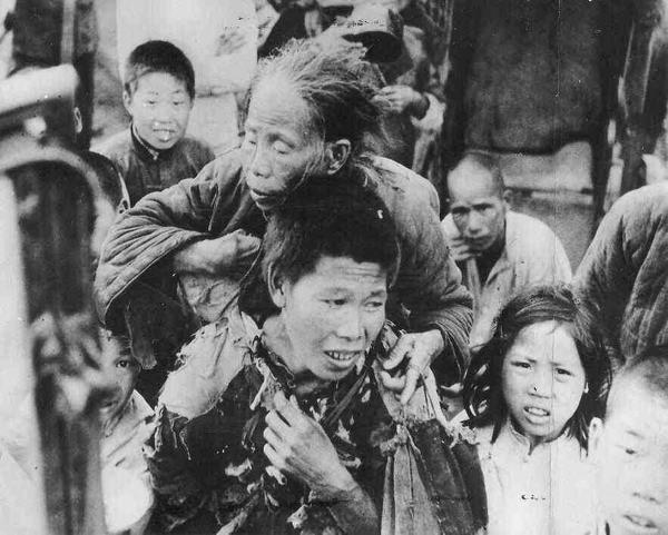 Lielais Ķīniescaronu bads 43... Autors: Raacens Nāvējošākie notikumi cilvēces vēsturē