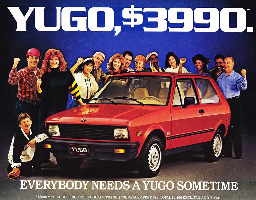 1987 YugonbspSerbu ražots... Autors: proarturs Top 10 sliktākās mašīnas pasaulē.