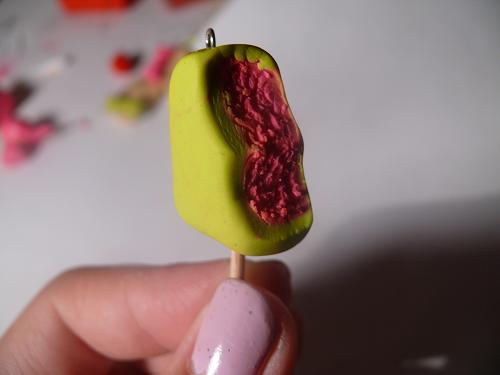 Laima saldējums ar zemeņu... Autors: Anchaaa Polymer clay charms