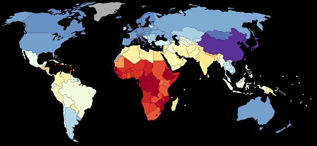 Pasaules IQ karte Tumscaroni... Autors: LordRudolf Fakti par iQ