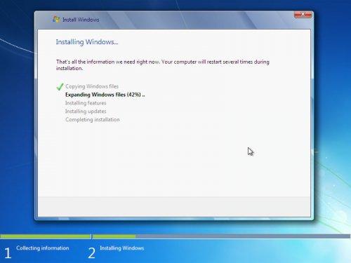 Sākas Windows 7... Autors: Jēkabs Jenčs windows7instalāciju