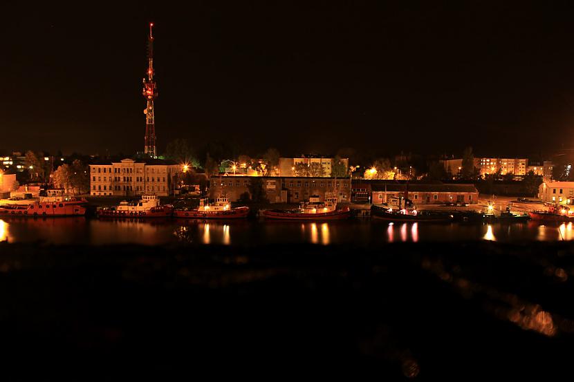  Autors: kpot Liepāja - Tirdzniecības kanāls naktī