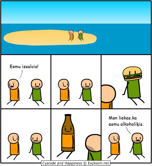 CyanideampHappiness Latviski... Autors: Bigmaneds Cyanide&Happiness Latviski 2.daļa