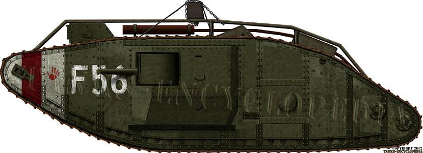 Britu armijas virspavēlnieks... Autors: Rozā Vienradzis Pirmais kaujas tanks - Mark I