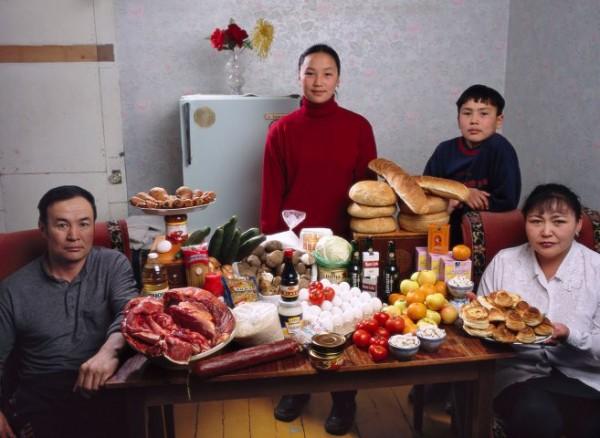 Mongolija Bacuuri ģimene... Autors: Raziels Ko apēd nedēļā