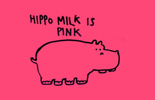 Nīlzirgu piens ir rozā krāsā Autors: Deez Nuts Fakti par jebko.